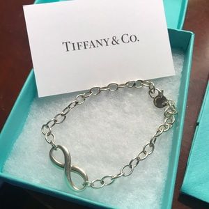Tiffany & Co. Sterling Silver Infinity bracelet